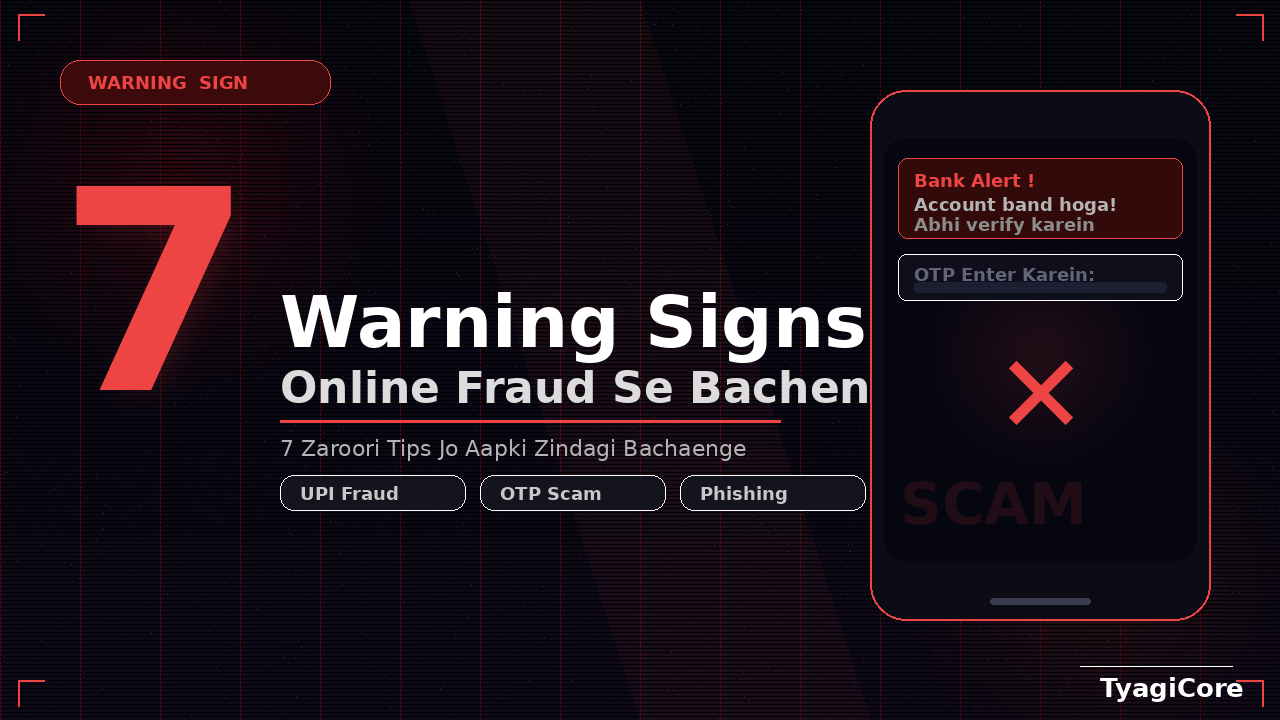 Online Scam से कैसे बचें? 2026 की पूरी सुरक्षा Guide